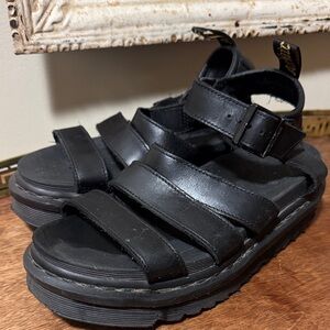 Dr. Martens Blaire Brando Leather Strap Sandals
